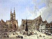 Domenico Quaglio Domenico Quaglio Braunschweig Altstadtmarkt 1834 Norge oil painting reproduction